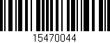 Código de barras (EAN, GTIN, SKU, ISBN): '15470044'