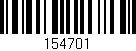 Código de barras (EAN, GTIN, SKU, ISBN): '154701'