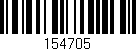 Código de barras (EAN, GTIN, SKU, ISBN): '154705'