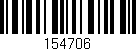Código de barras (EAN, GTIN, SKU, ISBN): '154706'