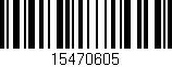 Código de barras (EAN, GTIN, SKU, ISBN): '15470605'