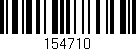 Código de barras (EAN, GTIN, SKU, ISBN): '154710'