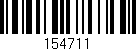 Código de barras (EAN, GTIN, SKU, ISBN): '154711'