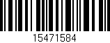 Código de barras (EAN, GTIN, SKU, ISBN): '15471584'