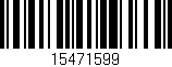 Código de barras (EAN, GTIN, SKU, ISBN): '15471599'