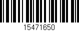 Código de barras (EAN, GTIN, SKU, ISBN): '15471650'