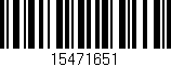 Código de barras (EAN, GTIN, SKU, ISBN): '15471651'