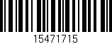 Código de barras (EAN, GTIN, SKU, ISBN): '15471715'