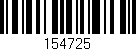 Código de barras (EAN, GTIN, SKU, ISBN): '154725'