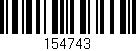 Código de barras (EAN, GTIN, SKU, ISBN): '154743'