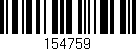 Código de barras (EAN, GTIN, SKU, ISBN): '154759'