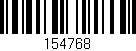 Código de barras (EAN, GTIN, SKU, ISBN): '154768'