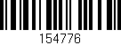 Código de barras (EAN, GTIN, SKU, ISBN): '154776'