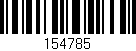 Código de barras (EAN, GTIN, SKU, ISBN): '154785'