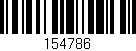 Código de barras (EAN, GTIN, SKU, ISBN): '154786'