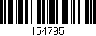 Código de barras (EAN, GTIN, SKU, ISBN): '154795'