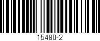 Código de barras (EAN, GTIN, SKU, ISBN): '15480-2'