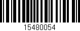 Código de barras (EAN, GTIN, SKU, ISBN): '15480054'