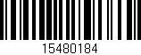 Código de barras (EAN, GTIN, SKU, ISBN): '15480184'
