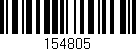 Código de barras (EAN, GTIN, SKU, ISBN): '154805'