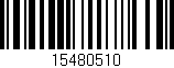Código de barras (EAN, GTIN, SKU, ISBN): '15480510'