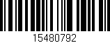 Código de barras (EAN, GTIN, SKU, ISBN): '15480792'