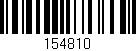 Código de barras (EAN, GTIN, SKU, ISBN): '154810'