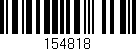 Código de barras (EAN, GTIN, SKU, ISBN): '154818'