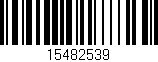 Código de barras (EAN, GTIN, SKU, ISBN): '15482539'