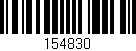 Código de barras (EAN, GTIN, SKU, ISBN): '154830'