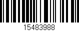 Código de barras (EAN, GTIN, SKU, ISBN): '15483988'