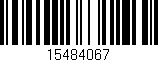 Código de barras (EAN, GTIN, SKU, ISBN): '15484067'