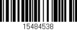 Código de barras (EAN, GTIN, SKU, ISBN): '15484538'
