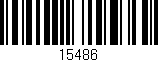 Código de barras (EAN, GTIN, SKU, ISBN): '15486'