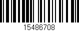 Código de barras (EAN, GTIN, SKU, ISBN): '15486708'