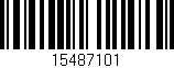 Código de barras (EAN, GTIN, SKU, ISBN): '15487101'