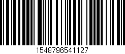 Código de barras (EAN, GTIN, SKU, ISBN): '1548796541127'