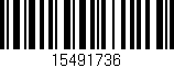 Código de barras (EAN, GTIN, SKU, ISBN): '15491736'