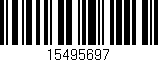 Código de barras (EAN, GTIN, SKU, ISBN): '15495697'