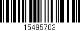 Código de barras (EAN, GTIN, SKU, ISBN): '15495703'