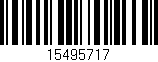 Código de barras (EAN, GTIN, SKU, ISBN): '15495717'