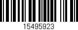 Código de barras (EAN, GTIN, SKU, ISBN): '15495923'