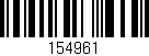 Código de barras (EAN, GTIN, SKU, ISBN): '154961'