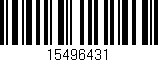 Código de barras (EAN, GTIN, SKU, ISBN): '15496431'