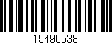 Código de barras (EAN, GTIN, SKU, ISBN): '15496538'