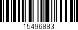 Código de barras (EAN, GTIN, SKU, ISBN): '15496883'