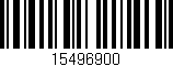 Código de barras (EAN, GTIN, SKU, ISBN): '15496900'