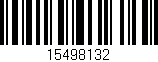Código de barras (EAN, GTIN, SKU, ISBN): '15498132'
