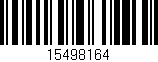 Código de barras (EAN, GTIN, SKU, ISBN): '15498164'