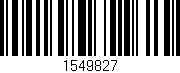 Código de barras (EAN, GTIN, SKU, ISBN): '1549827'